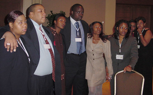 New York team members emotional, Norfolk 2000 TAG TEAM Convention
