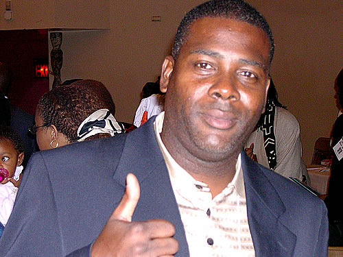 Brother enjoying seminar, New York City Black Business Seminar