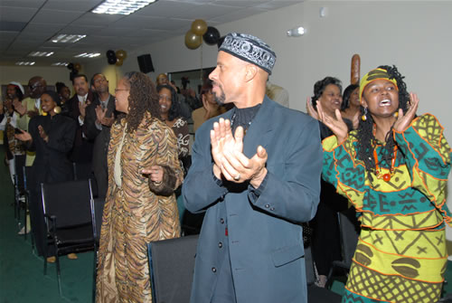 Audience enjoying TAG TEAM performance of O'Jays 