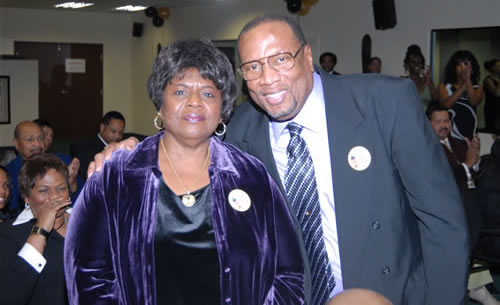 Estelle and David Douglas get recognized at TAG TEAM's Top Supporters for 2006, 2007 TAG Awards Show